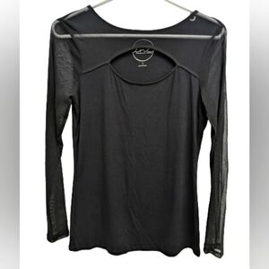 INC International Concept women's black top size S